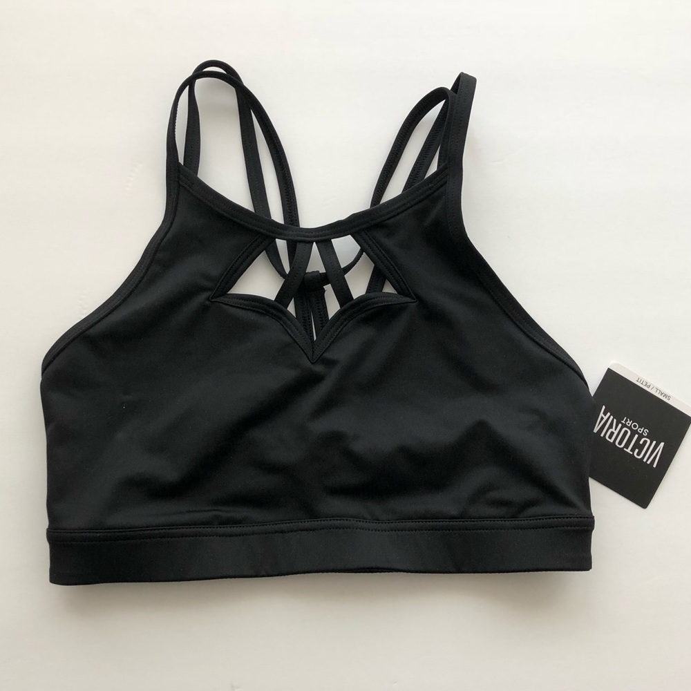 Victoria Secret Sport Bra Small Cut Out Neckline